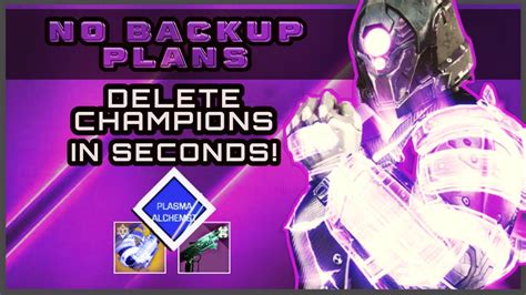 Destiny No Backup Plans Is So Good Now Titan Void Build Youtube