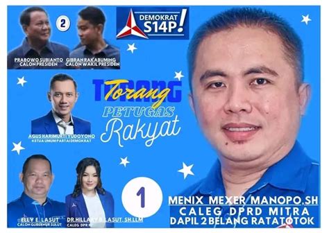 Menix Manopo Siap Berjuang Bersama Rakyat Doa Dan Dukungan Semoga Bisa