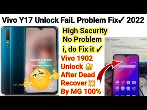 Vivo Y Pattern Pin Frp Unlock Fail Error Solve Vivo High