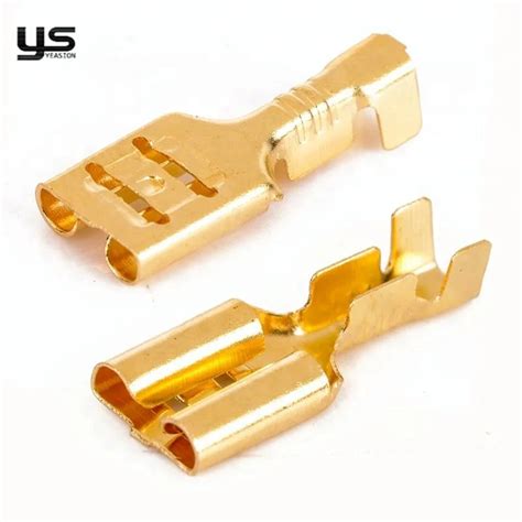 6 3mm Female Crimp Terminal Connectors Automotive Connector Spade