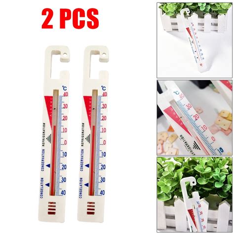 Pcs Fridge Freezer Thermometer With Colour Coded Refrigerator Safe