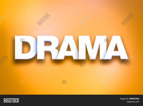 Drama Theme Word Art Image & Photo (Free Trial) | Bigstock