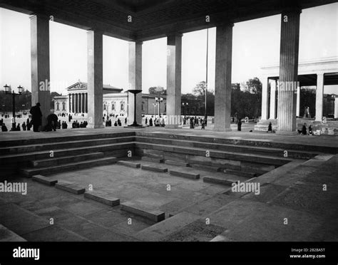 The Ehrentempel on Koenigsplatz in Munich prior to the transfer of the 16 coffins of the ...