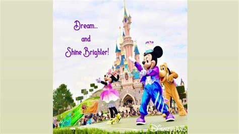 Disneyland Paris Dream And Shine Brighter Sound Source Youtube