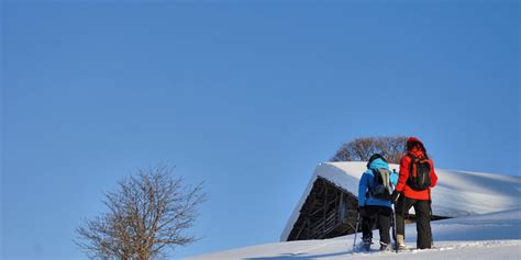 Snowshoeing In Crest Voland Cohennoz Val D Arly Mont Blanc