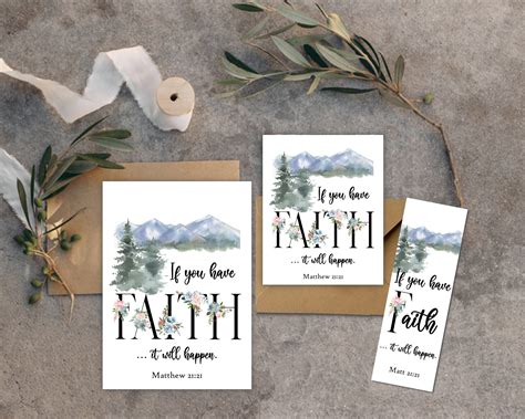 Scripture Cards FAITH Collection - Etsy