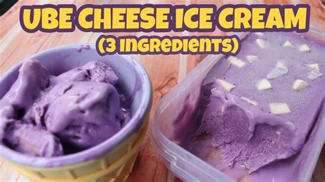 Ube Cheese Ice Cream Gelicious Youtube