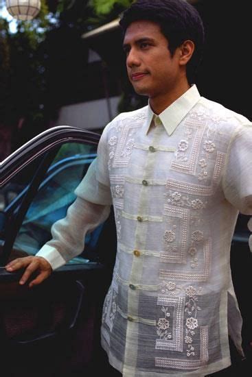 Unique Design Of Barong Made By Exclusively His Tailoring Filipino