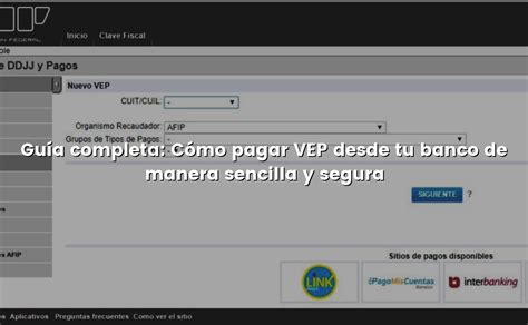 Gu A Completa C Mo Pagar Vep Desde Tu Banco De Manera Sencilla Y