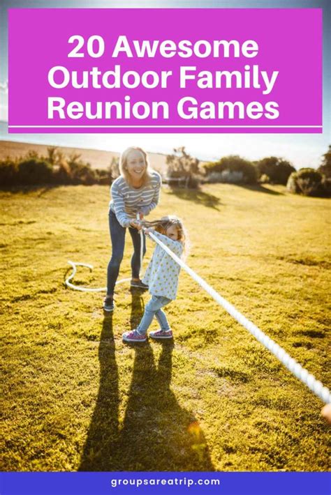 20 Awesome Family Reunion Outdoor Games