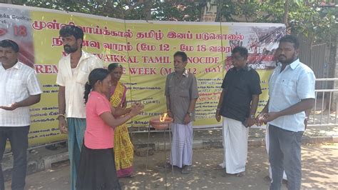 Sixth Day Of Tamil Genocide Remembrance Week Marked In North East