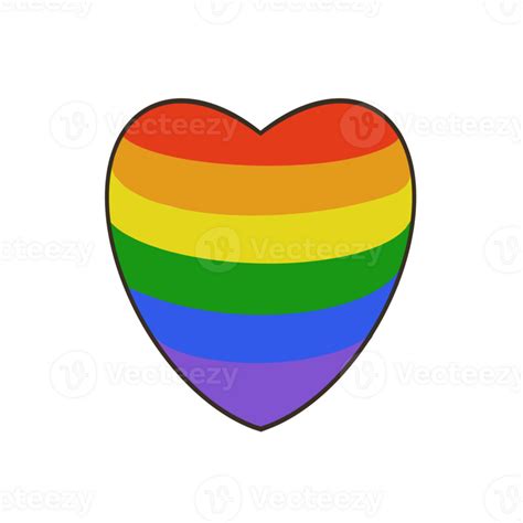 colorful pride heart 26552186 PNG