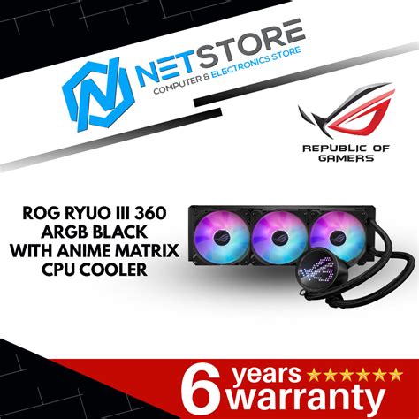 ASUS ROG RYUO III 360 ARGB BLACK WITH ANIME MATRIX 90RC00I1 M0UAY0