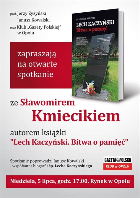 Kluby Gazety Polskiej Opole spotkanie ze Sławomirem Kmiecikiem