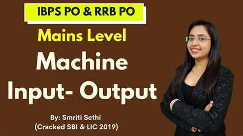 Mains Level Machine Input Output Reasoning Section Ibps Po Rrb