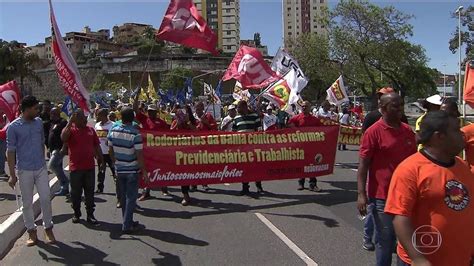 Manifestantes Protestam Em Sp Contra Reforma Trabalhista S O Paulo G