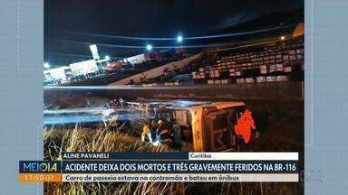 Meio Dia Paran Curitiba Acidente Deixa Dois Mortos E Tr S