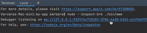 Running And Debugging Node Js Intellij Idea Documentation