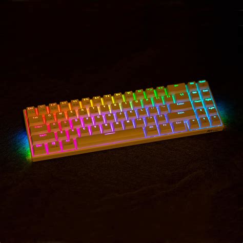 RK71 RGB 71 Key Bluetooth Mechanical Keyboard – White Case | Flashquark