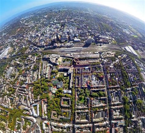 Dortmund Von Oben Hauptbahnhof Der Deutschen Bahn In Dortmund Im