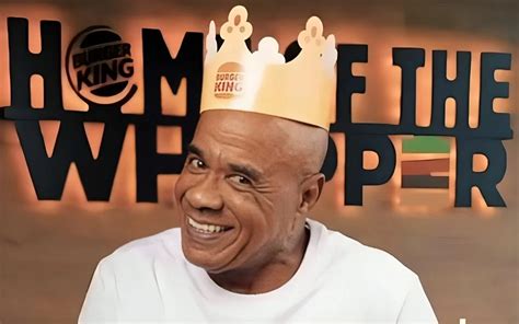 Calma Burger King Cuidado a bengala do Kid Luís Cardoso