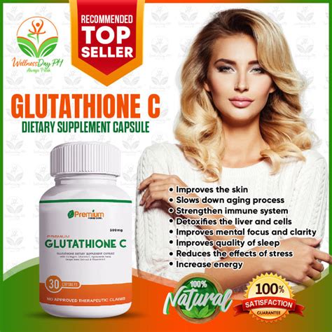 WELLNESSDAY Premium Glutathione C With Glutathione Collagen Vitamin E