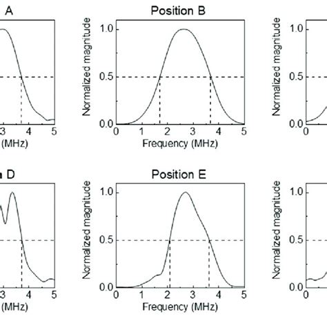 Frequency Spectra Of The Incident Rayleigh Wave After The Delay And Sum