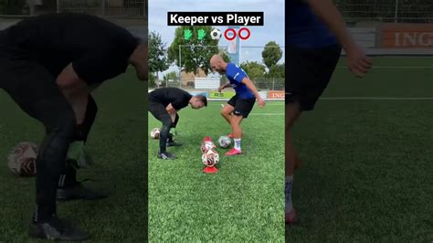 Goalkeeper Vs Player 🧤⚽️ Shorts Youtube