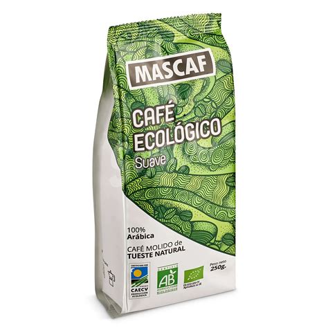 Mascaf Caf Molido Ecol Gico Suave Mascaf Bolsa G