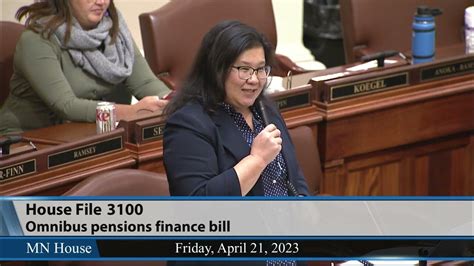 Minnesota House Passes Hf3100 The Omnibus Pensions Finance Bill 4 21 23 Youtube