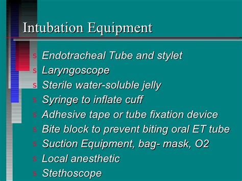 Endotracheal intubation extubation