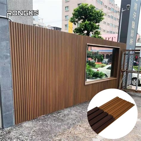 Wpc Outdoor Decorative Wall Panels Exterior Wall Board Wpc Wall