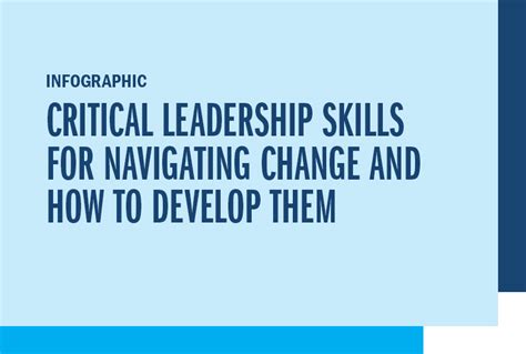 Develop Critical Leadership Skills For Navigating Change