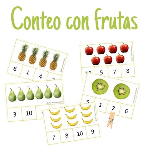 CONTEO CON FRUTAS Aula En Juego