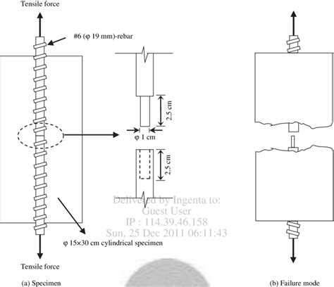 Schematic Description Of Direct Tensile Testing Download Scientific Diagram