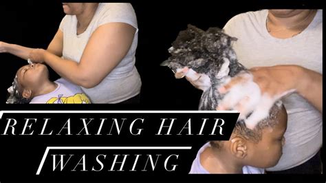 Asmr Relaxing Shampoo And Hair Wash Youtube