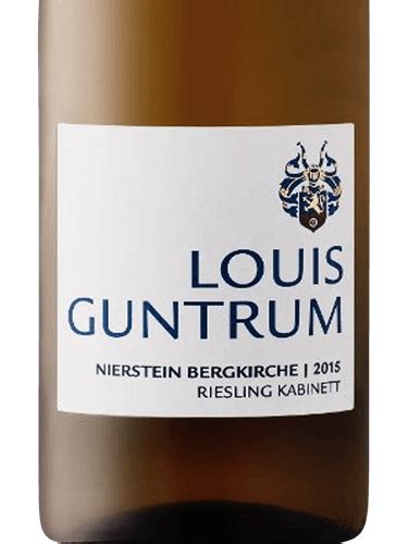 Louis Guntrum Niersteiner Bergkirche Riesling Kabinett Vivino