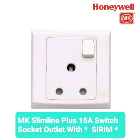 Ready Stock Mk S2893 15a Slimline Plus Switch Socket Outlet With Sirim Approved Shopee Malaysia