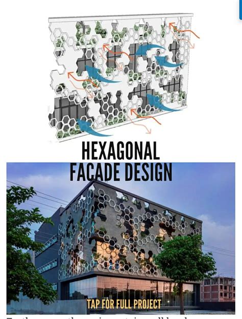 Hexagonal Facade Design Emerged As A Buffer Of Stratifying Elements