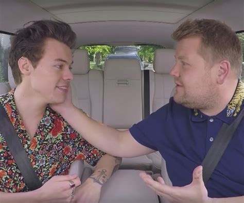 Harry Styles Declares His “endless Love” To James Corden During “carpool Karaoke”