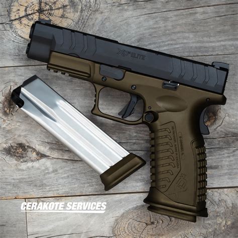 Springfield Xdm Elite 4 5 Osp 10mm Spartan Bronze Cerakote Services