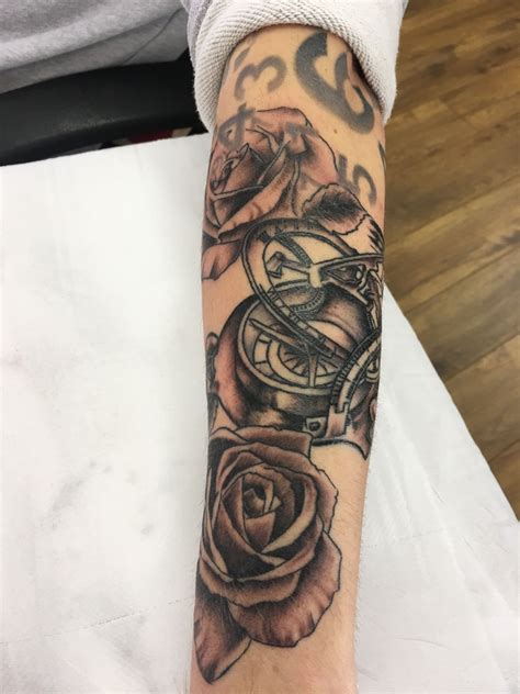 Black And Grey Forearm Tattoo By Travis Allen Twistedtattoo Yaxley