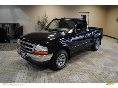 2000 Black Ford Ranger XLT Regular Cab 47766802 Photo 4 GTCarLot