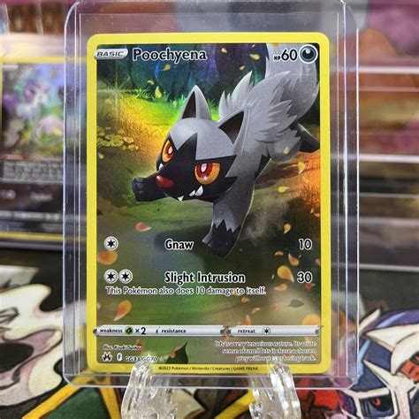 Poochyena Full Art GG33 GG70 Crown Zenith Galarian Gallery NM Pokemon