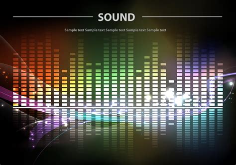 Sound Bars Background Colorful Vector 108590 Vector Art at Vecteezy