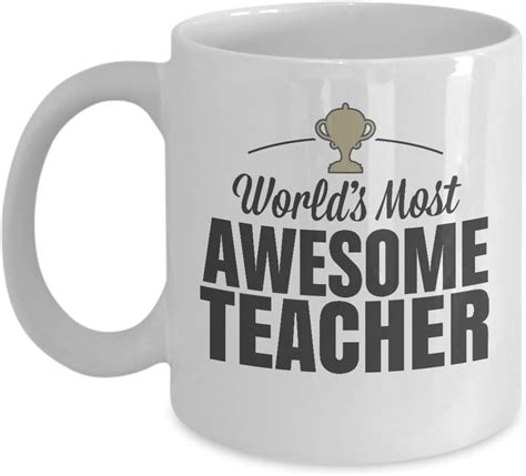 Best Teacher Mug Worlds Most Awesome Teacher Preschool