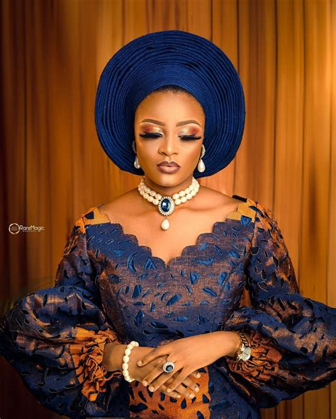 Latest Nigerian wedding gele and outfit styles. | Melody Jacob