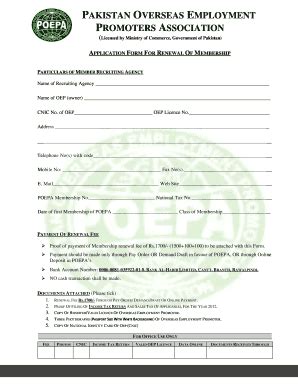 Fillable Online Form For Renewal Of Membership Fax Email Print PdfFiller