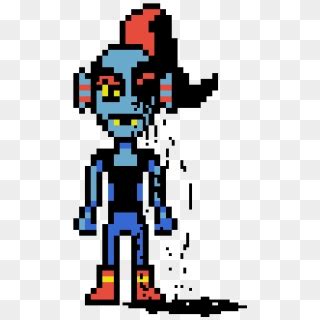 Undyne Pixel Art, HD Png Download - 1200x1200 (#3186961) - PinPng