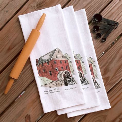 UMH Flour Sack Towels Set Of 3 Union Mills Homestead